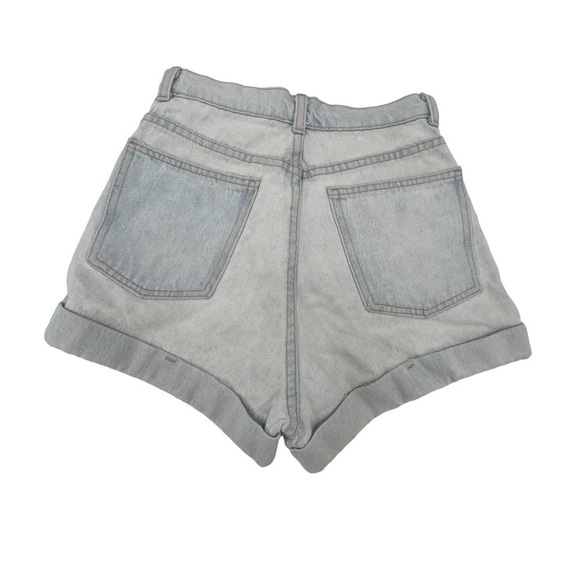 American Apparel Cuffed Hem Denim Jean Shorts Size 26 Women’s - Picture 3 of 7